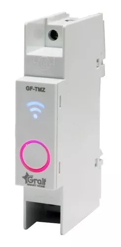 Interruptor Inteligente Wi-fi Riel Din Gralf 16a Temporizado