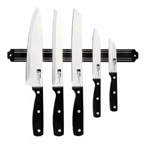 Barra Imantada Magnetica Para Cuchillos 50 Cm Iman De Colgar