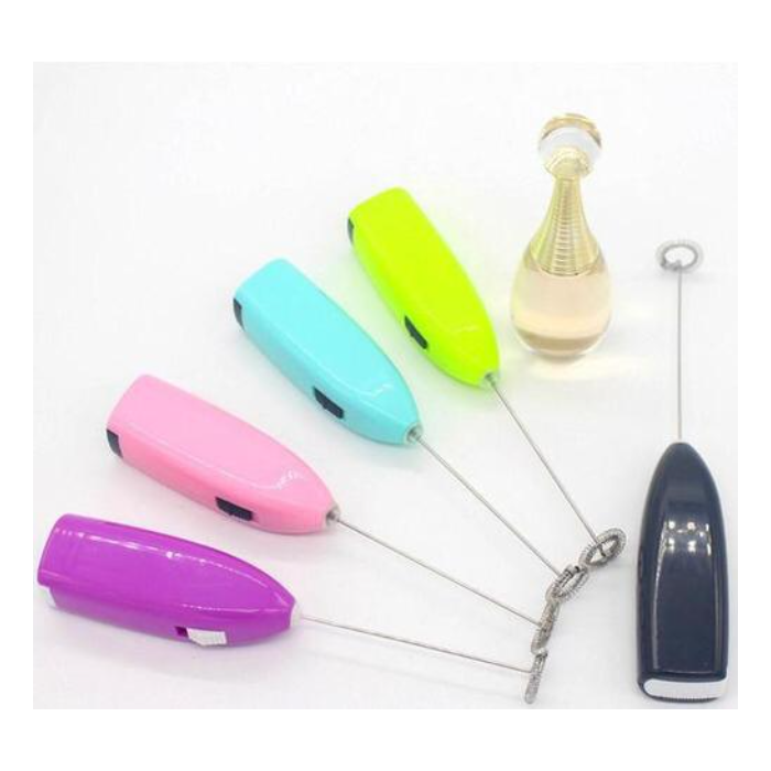 Batidor Electrico De Cafe Leche Espuma Tragos Cremas A Pilas