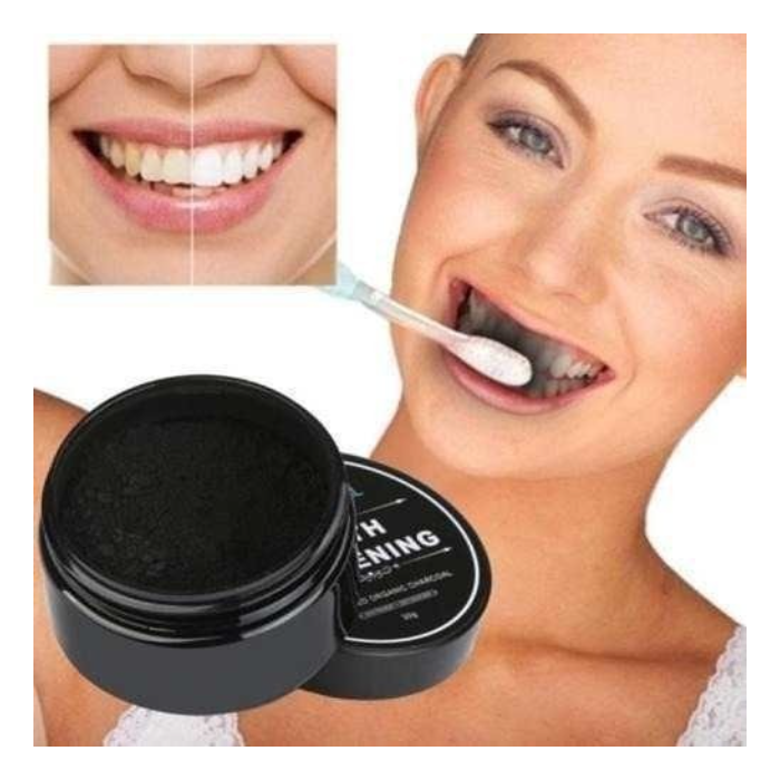 Blanqueador Dental Carbon Coco Dientes Blancos activo