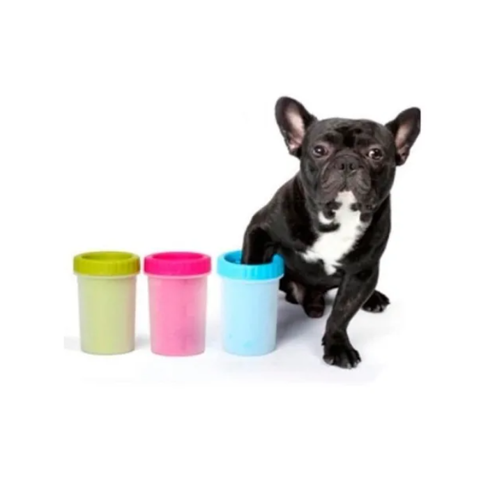 Limpia Pata Para Mascotas Copa Limpiador Lava Perros Gatos Chico