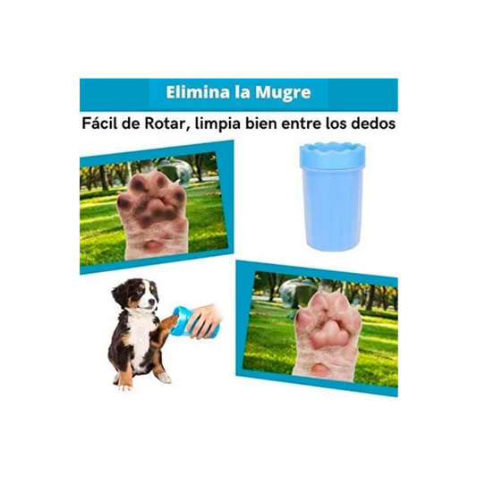 Limpia Pata Para Mascotas Copa Limpiador Lava Perros Gatos Chico