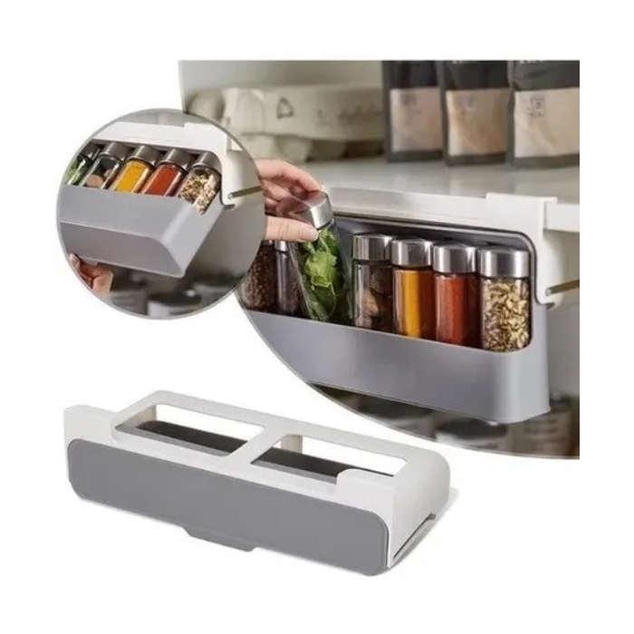 Especiero Colgante Organizador Giratorio Frascos Condimentos