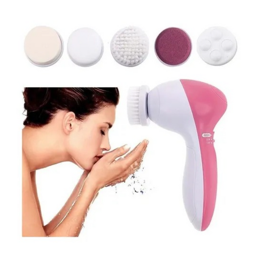 Cepillo Limpiador Facial Cutis 5 En 1 Exfoliador Masajeador