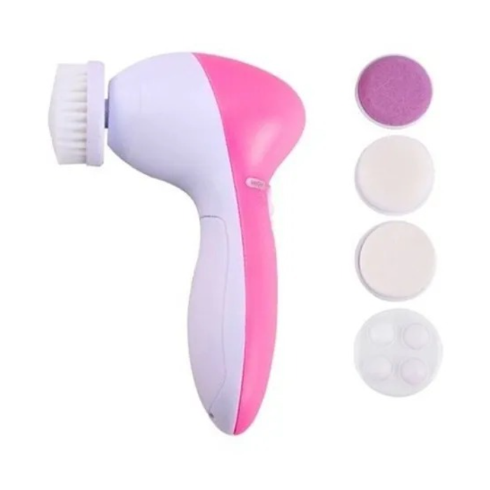 Cepillo Limpiador Facial Cutis 5 En 1 Exfoliador Masajeador