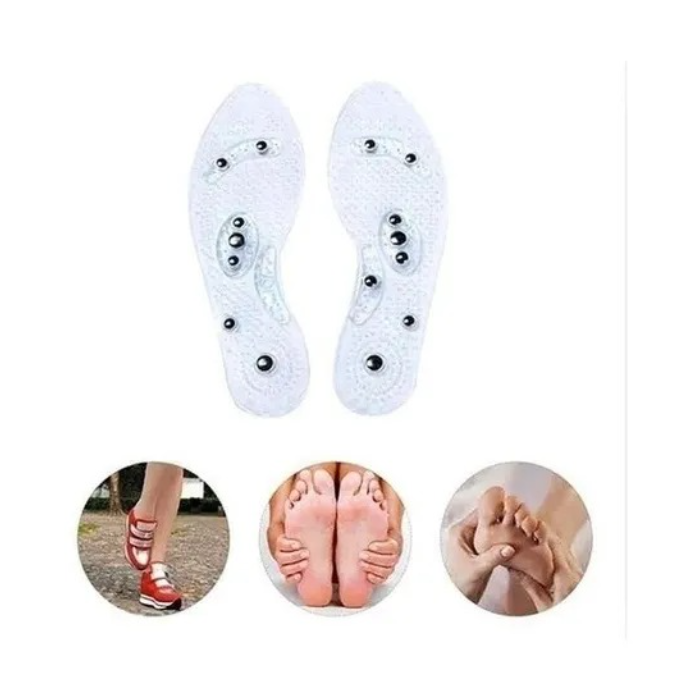 Plantillas De Silicona Magnetoterapia Reflexologia 8 Imanes