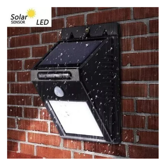 Reflector Led Solar Con Sensor Movimiento Luz Exterior