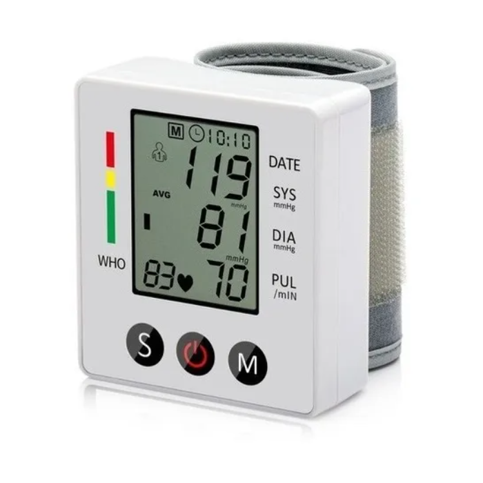 Tensiómetro Medidor Digital Presión Arterial Muñeca Medida