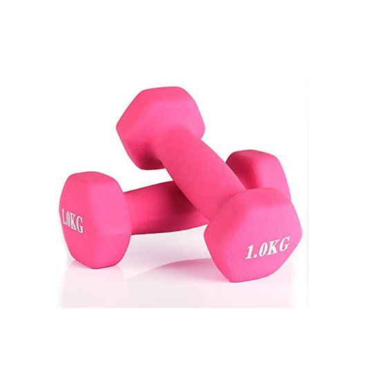 Mancuernas Pesas Recubiertas X 1 Kg Gimnasio Fitness X Unidad