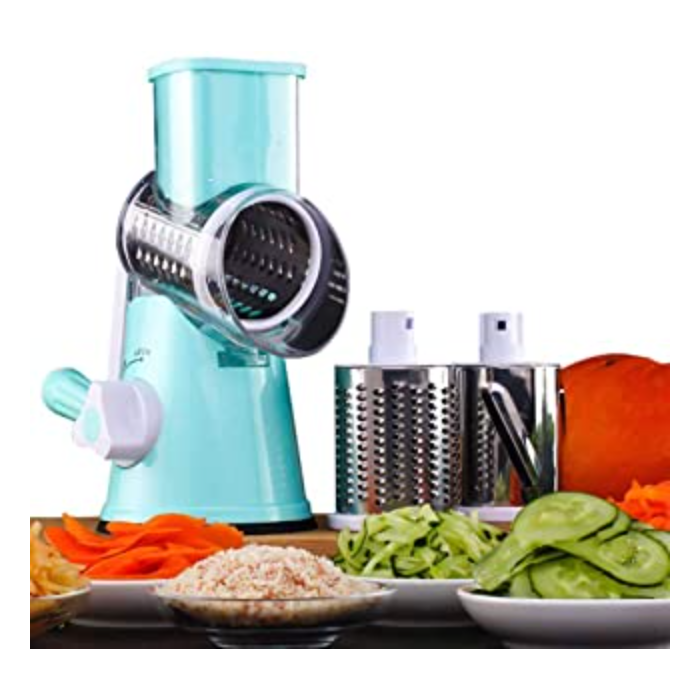 Rallador Manual Cortador Verduras Con 3 Cuchillas Mandolina