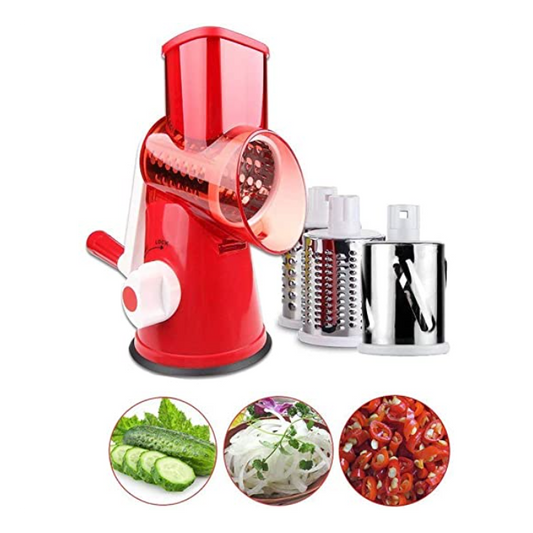 Rallador Manual Cortador Verduras Con 3 Cuchillas Mandolina